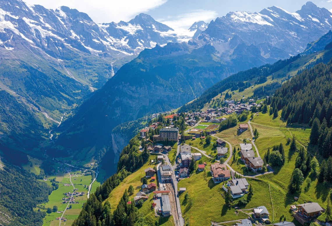 View over Mürren