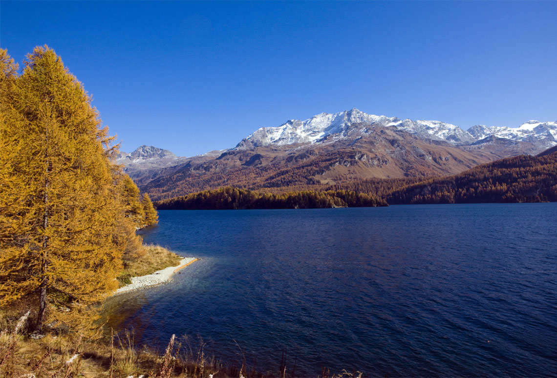 Lake Sils near St. Moritz & Pontresina