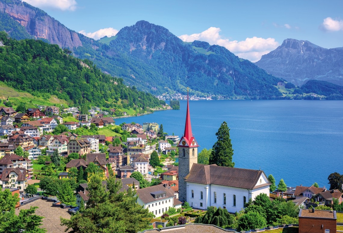 Weggis on Lake Lucerne