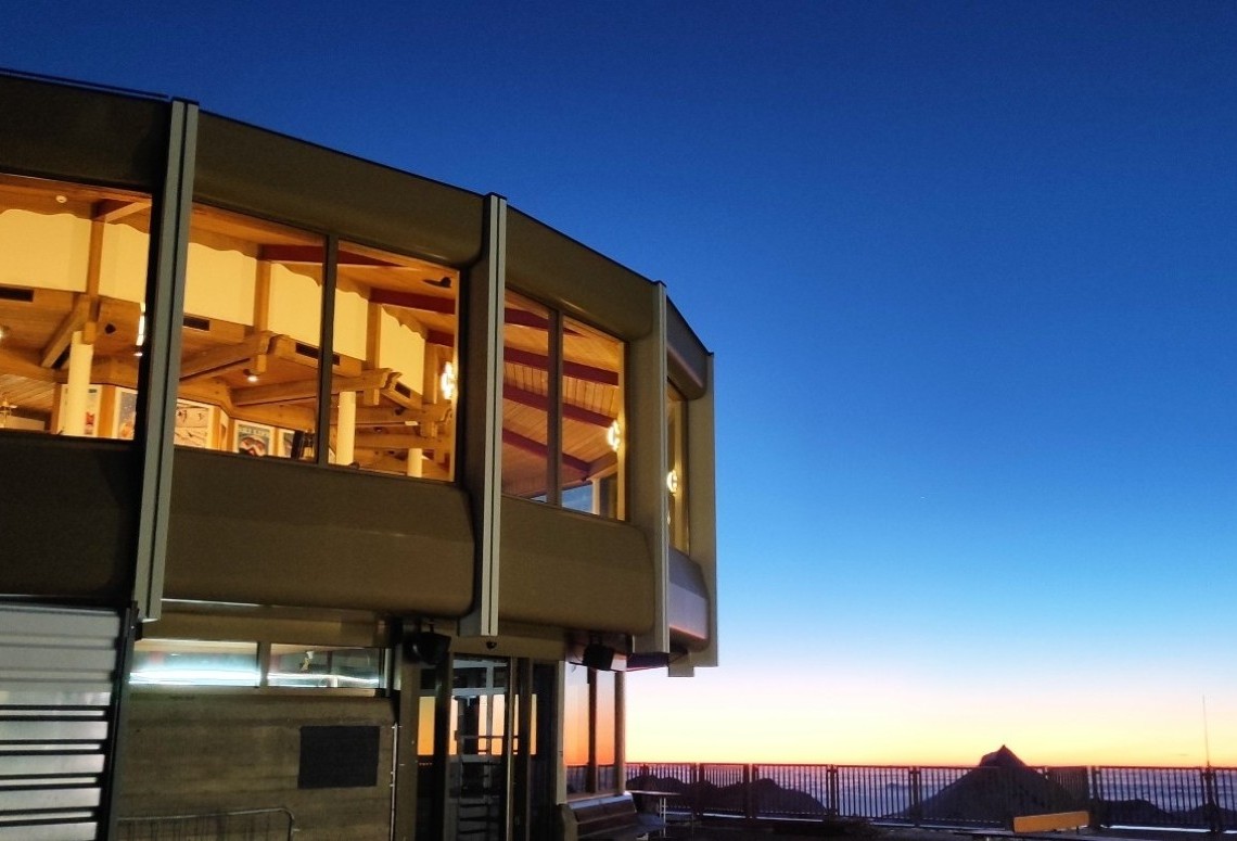 Allalin revolving restaurant, near Saas-Fee