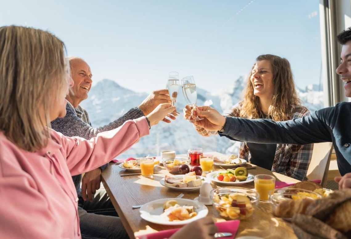 Schilthorn-Piz Gloria revolving restaurant, near Mürren