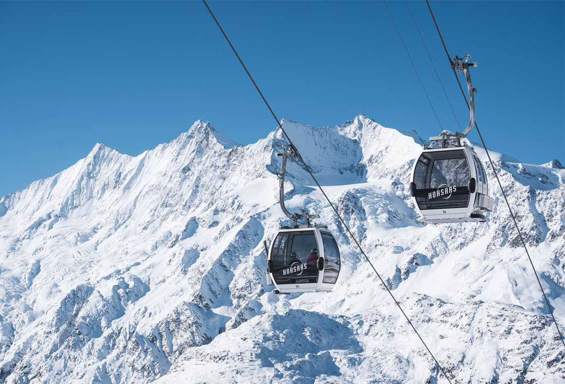 Saas-Fee cable cars