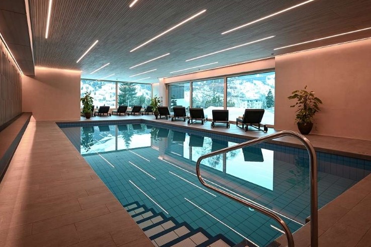 Romantik Hotel Schweizerhof, pool 