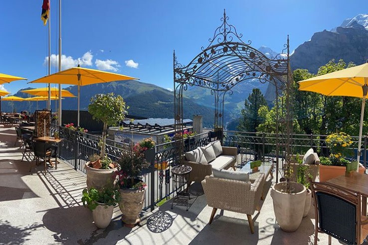 Hotel Eiger, terrace