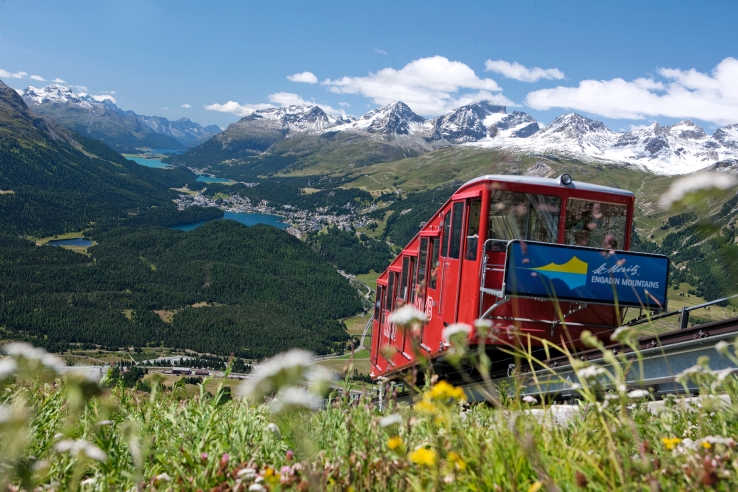 St Moritz cog railway