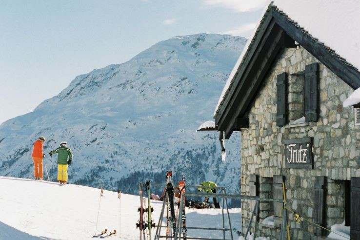 St. Moritz ski hut