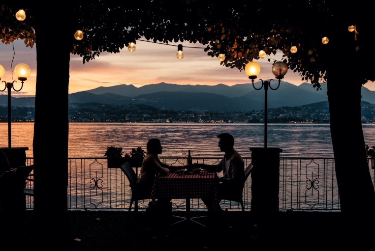 Typical grotto, Lake Lugano