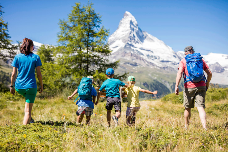 Walking near Zermatt