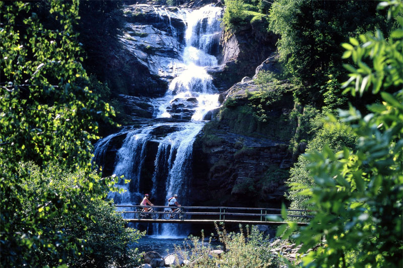 Waterfall at Faido, near Airolo